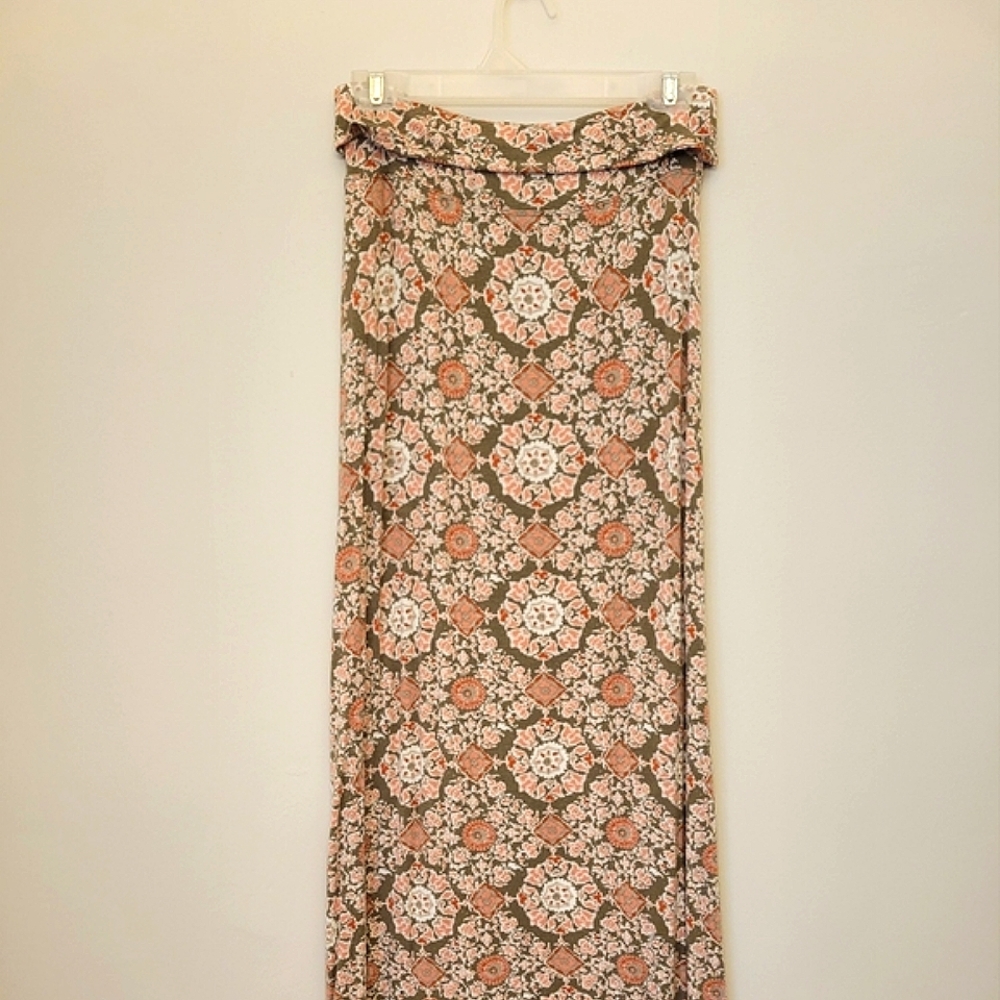 Boho Flowy Maxi Skirt